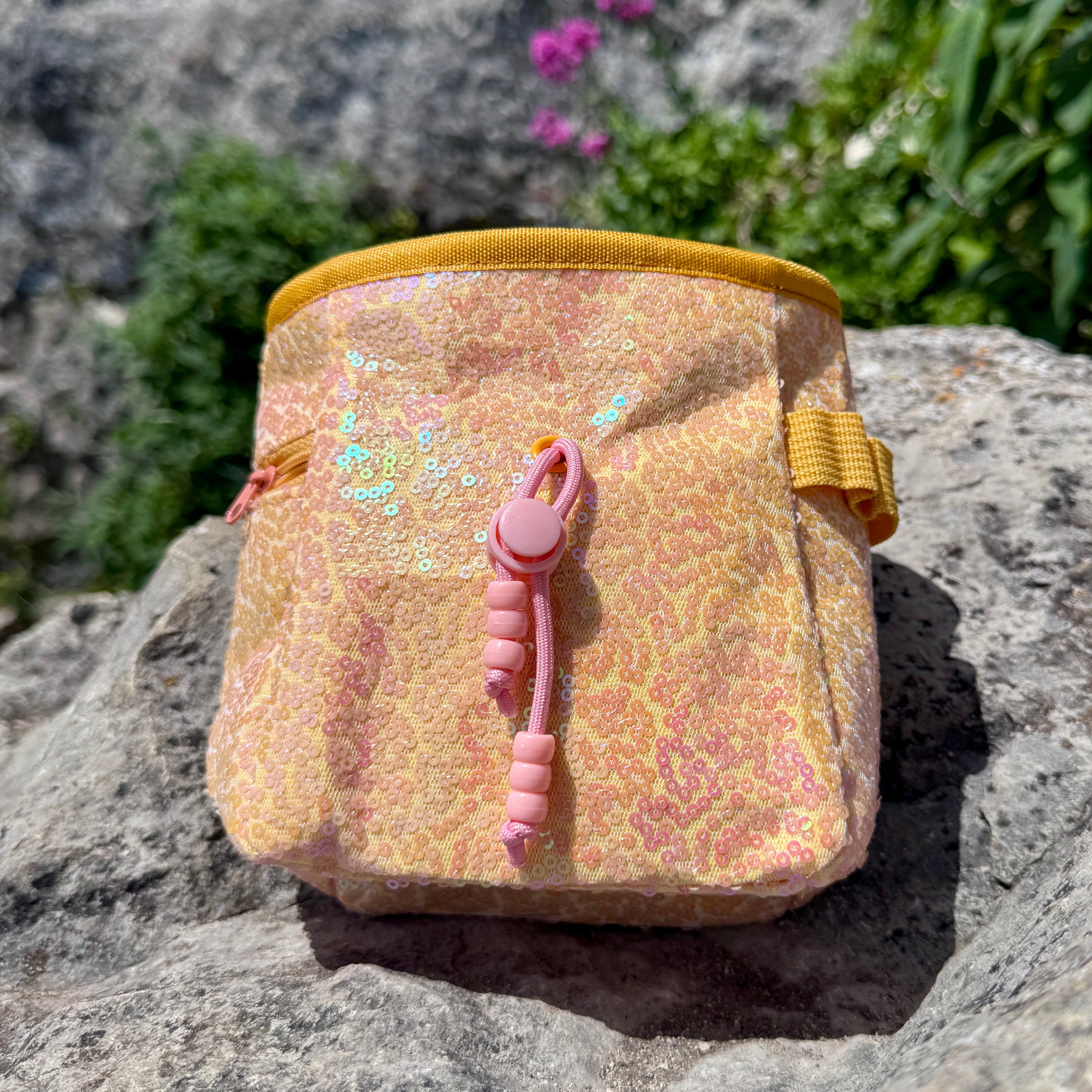 Sequin Chalk Bag in Buttercup