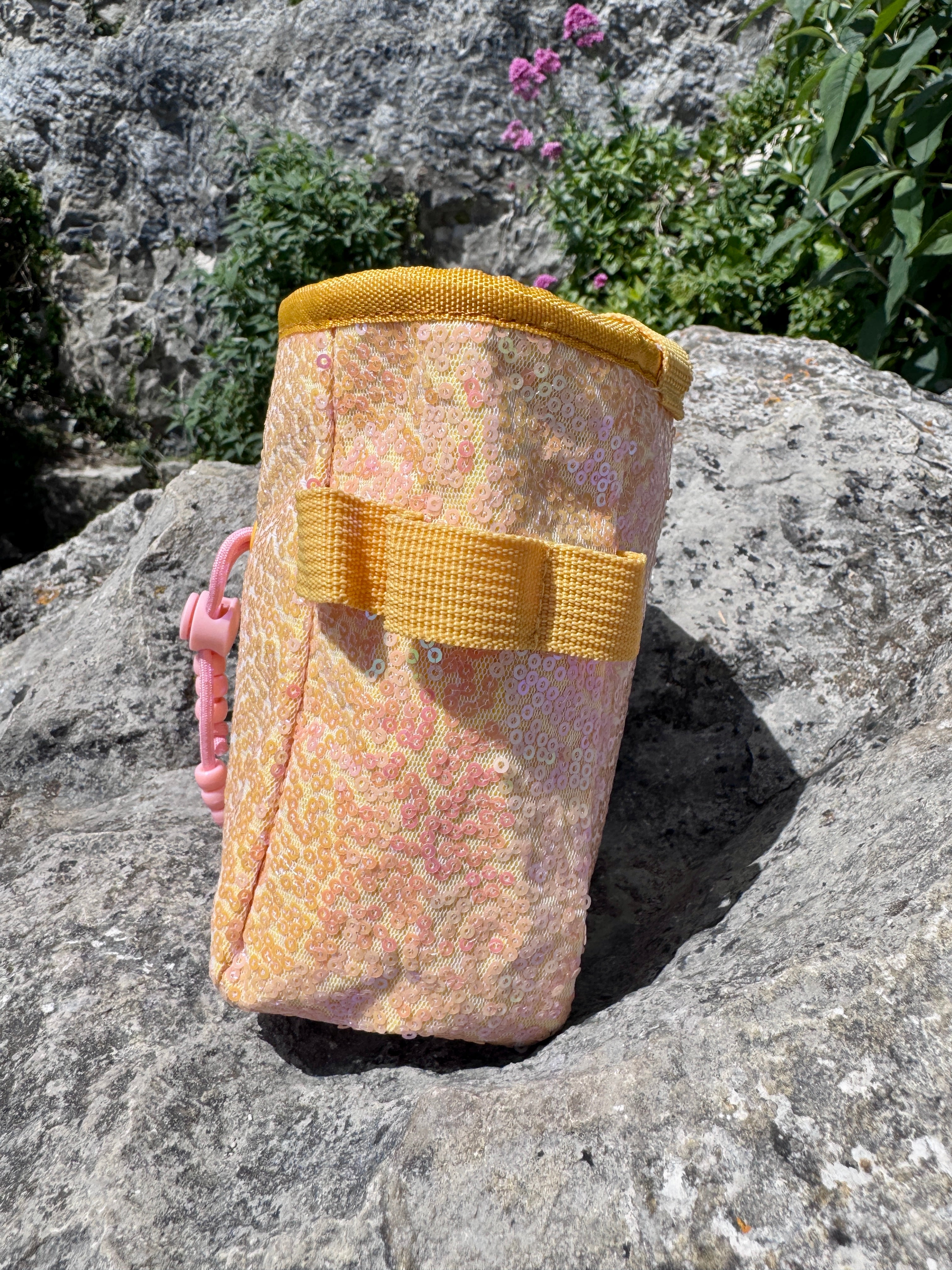 Sequin Chalk Bag in Buttercup