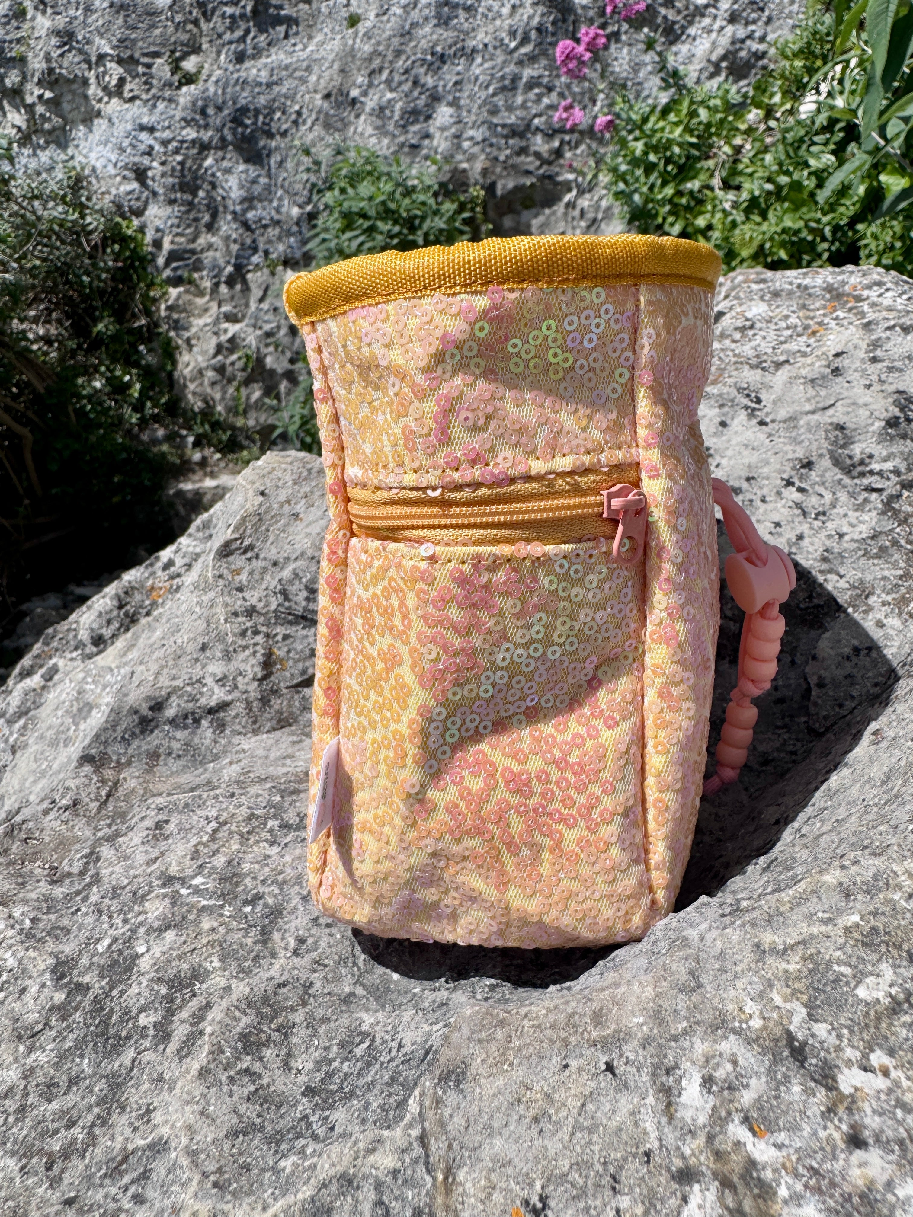 Sequin Chalk Bag in Buttercup