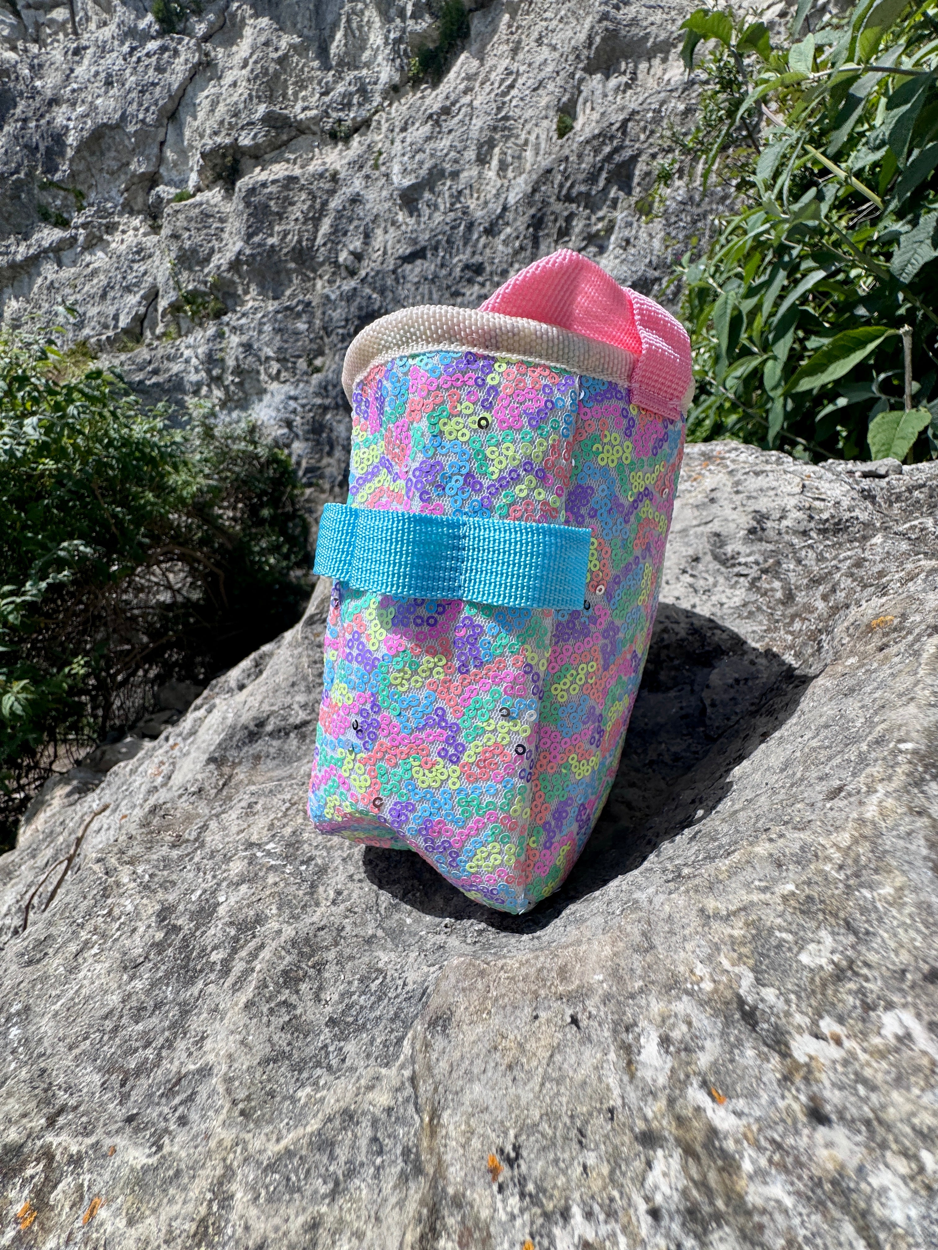 Sequin Chalk Bag in Flower Meadow