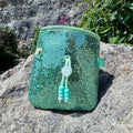 Sequin Chalk Bag in Eucalyptus