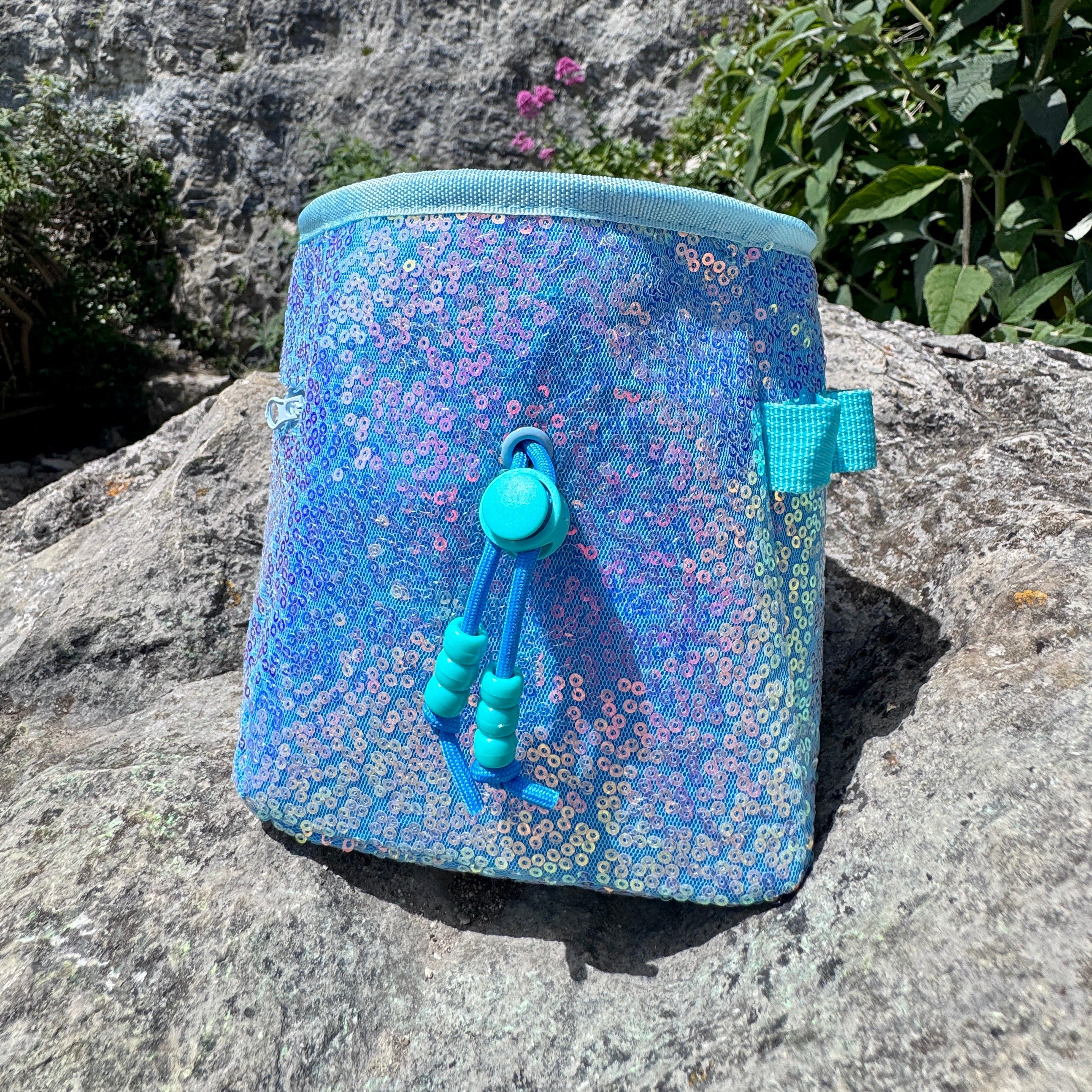 Sequin Chalk Bag in Hydrangea