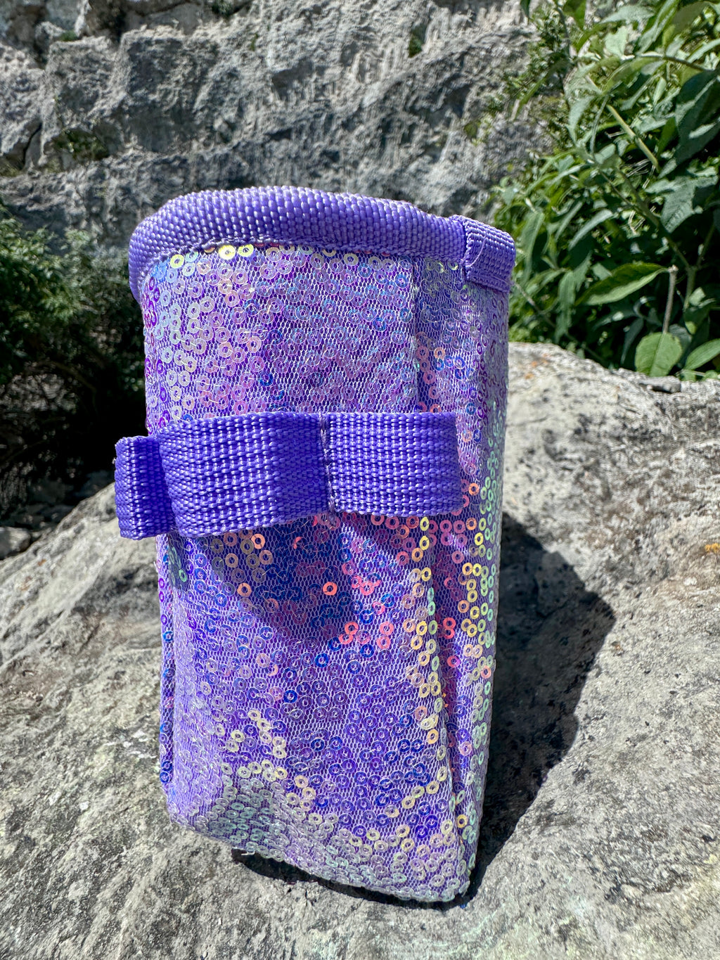 Sequin Chalk Bag in Lavender