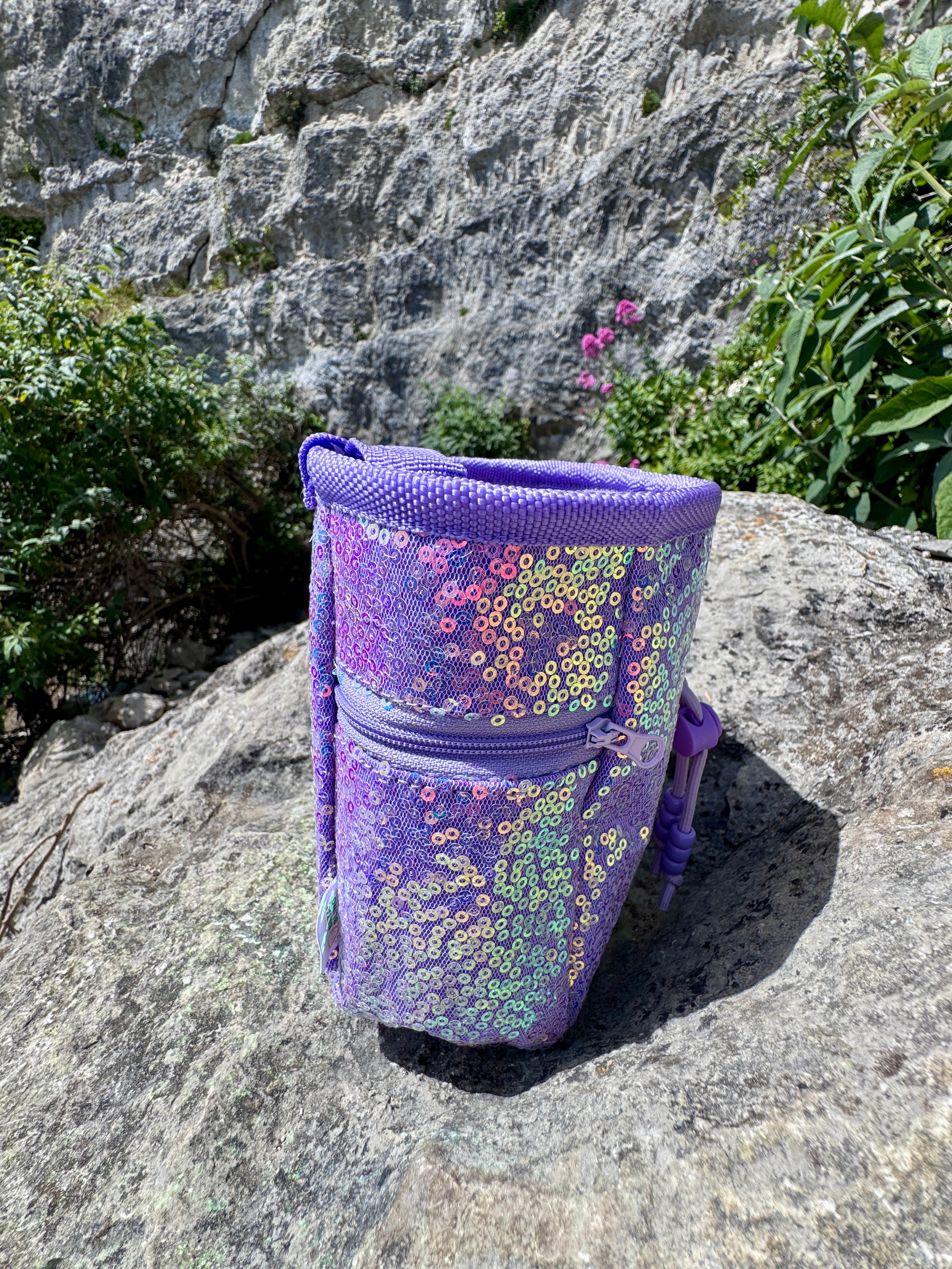 Sequin Chalk Bag in Lavender